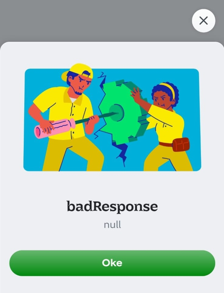 gagal bayar gopay badResponse null